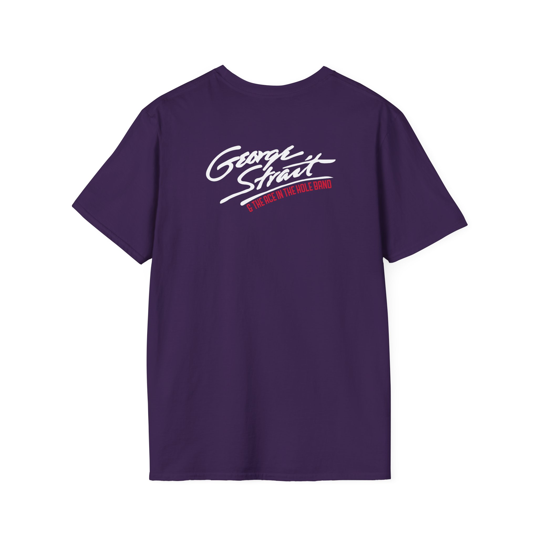 George Strait Satin Unisex Softstyle T-Shirt - Image 16