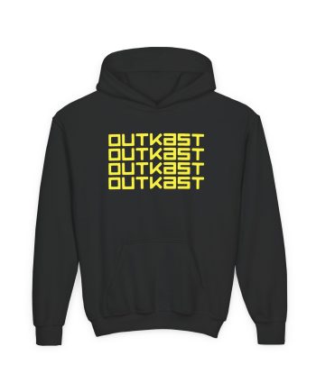 Youth Outkast Logo Repeat Heavy Blend Hooded Sweatshirt