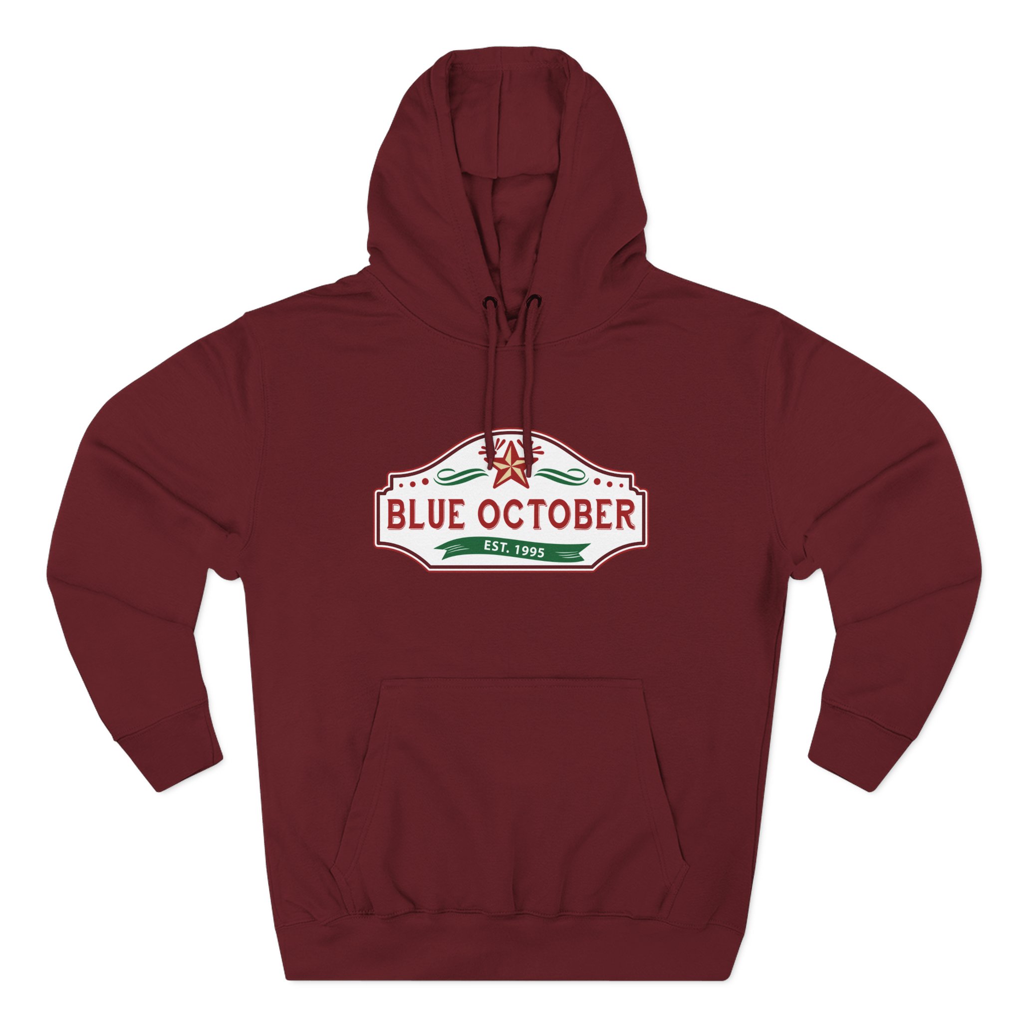 Blue October Est 1995 Three-Panel Fleece Hoodie - Image 11