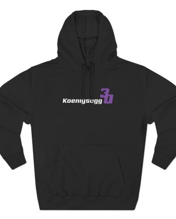 Koenigsegg 30 Years of Performance Three-Panel Fleece Hoodie