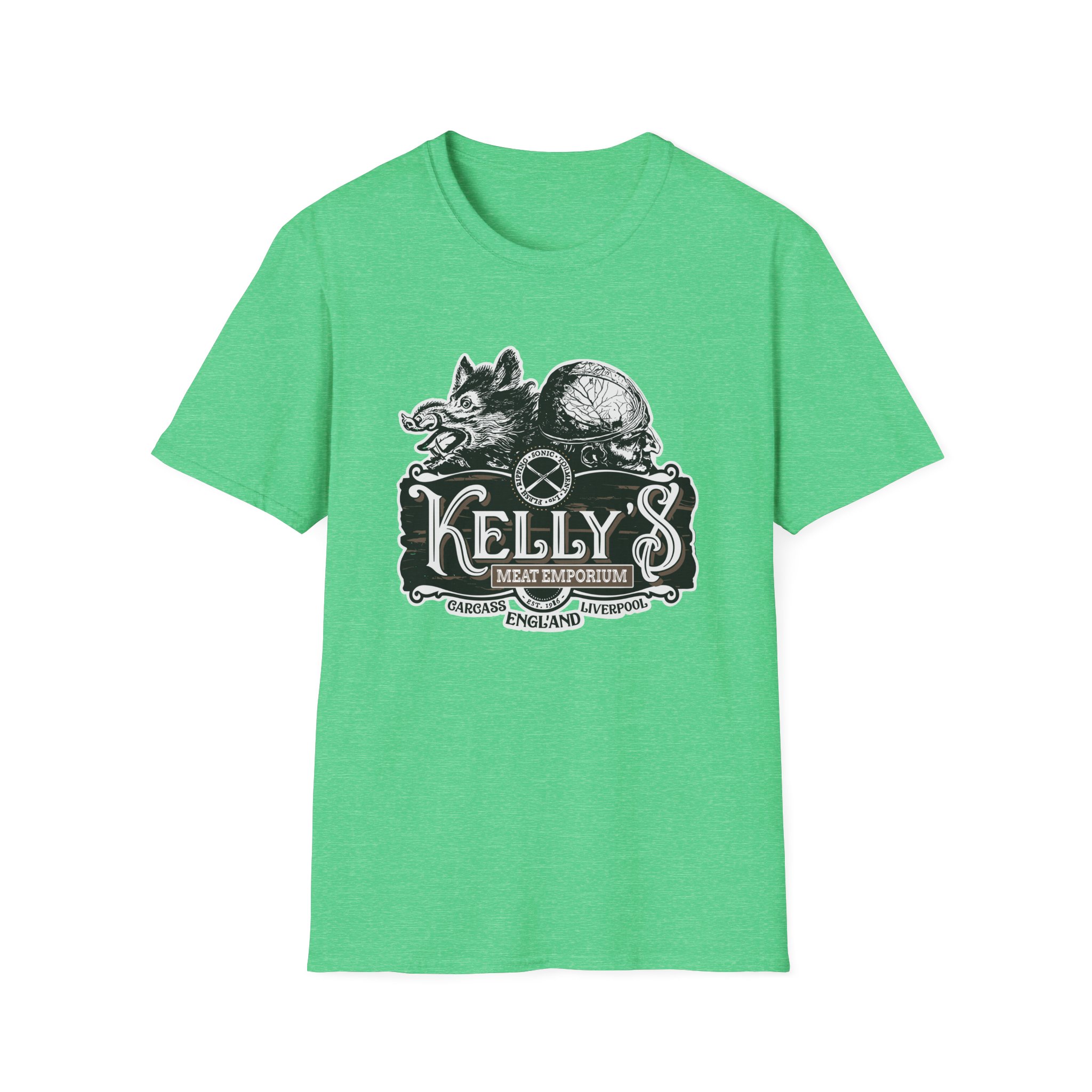 Carcass Kelly's Meat Emporium Unisex Softstyle T-Shirt - Image 27